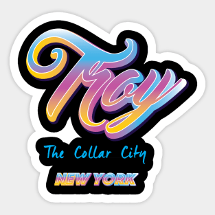 Troy New York Sticker